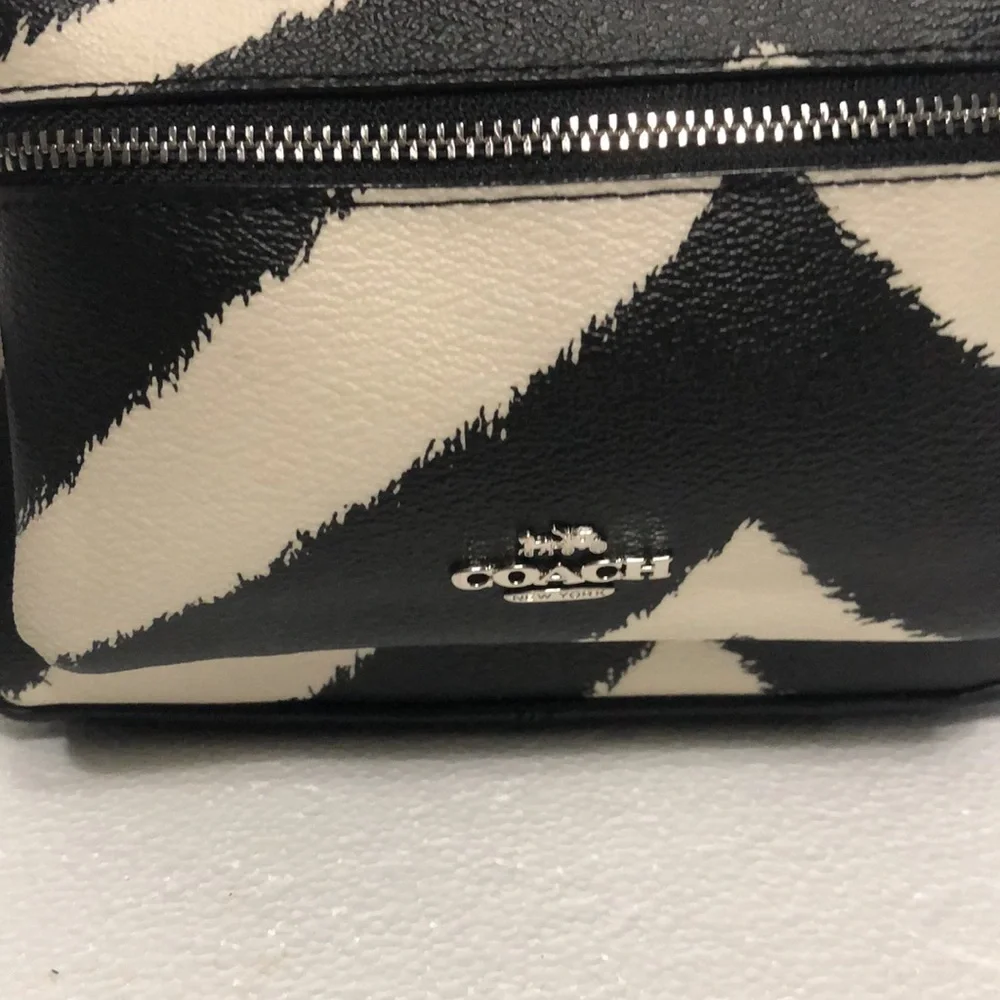 Coach Charlie Zebra Print Mini Backpack